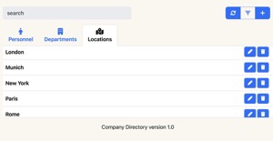 Company directory project